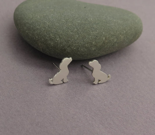 DOG STUDS EARRINGS