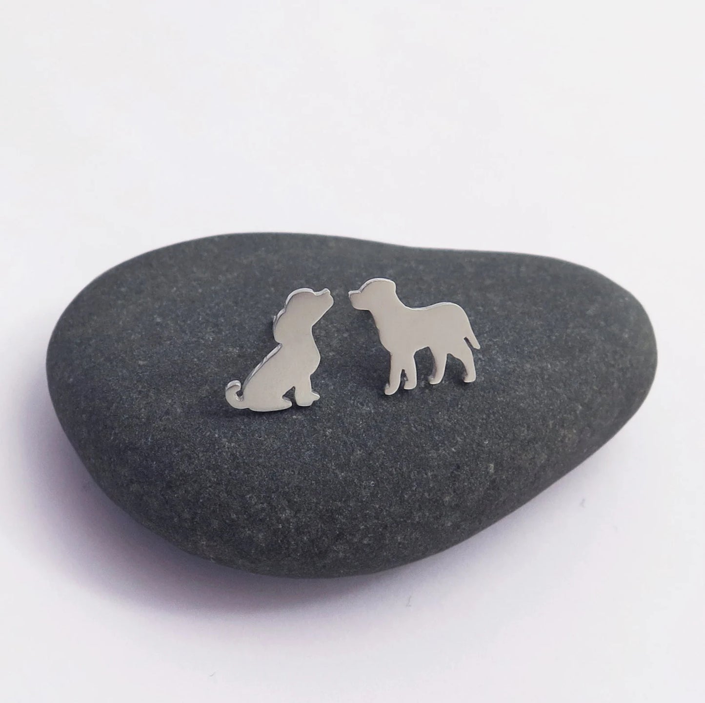 DOG STUDS EARRINGS