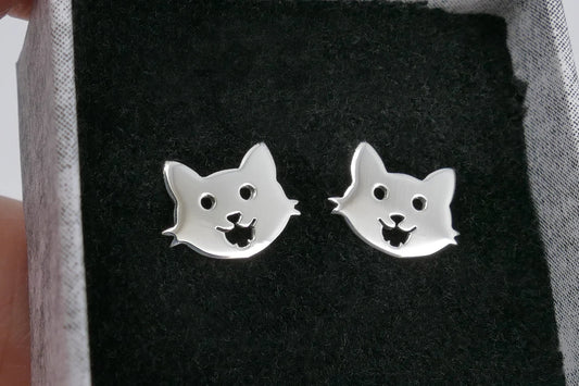 KITTY FACE EARRINGS CUSTOMIZED
