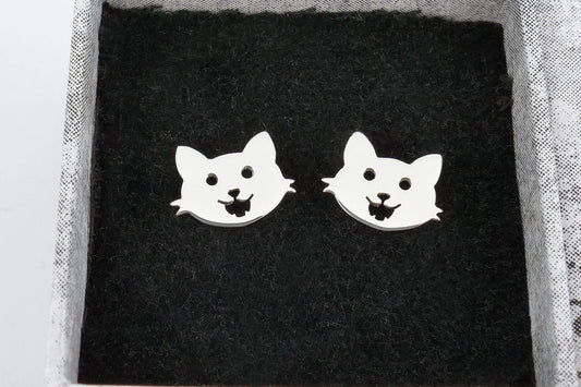 KITTY FACE EARRINGS CUSTOMIZED