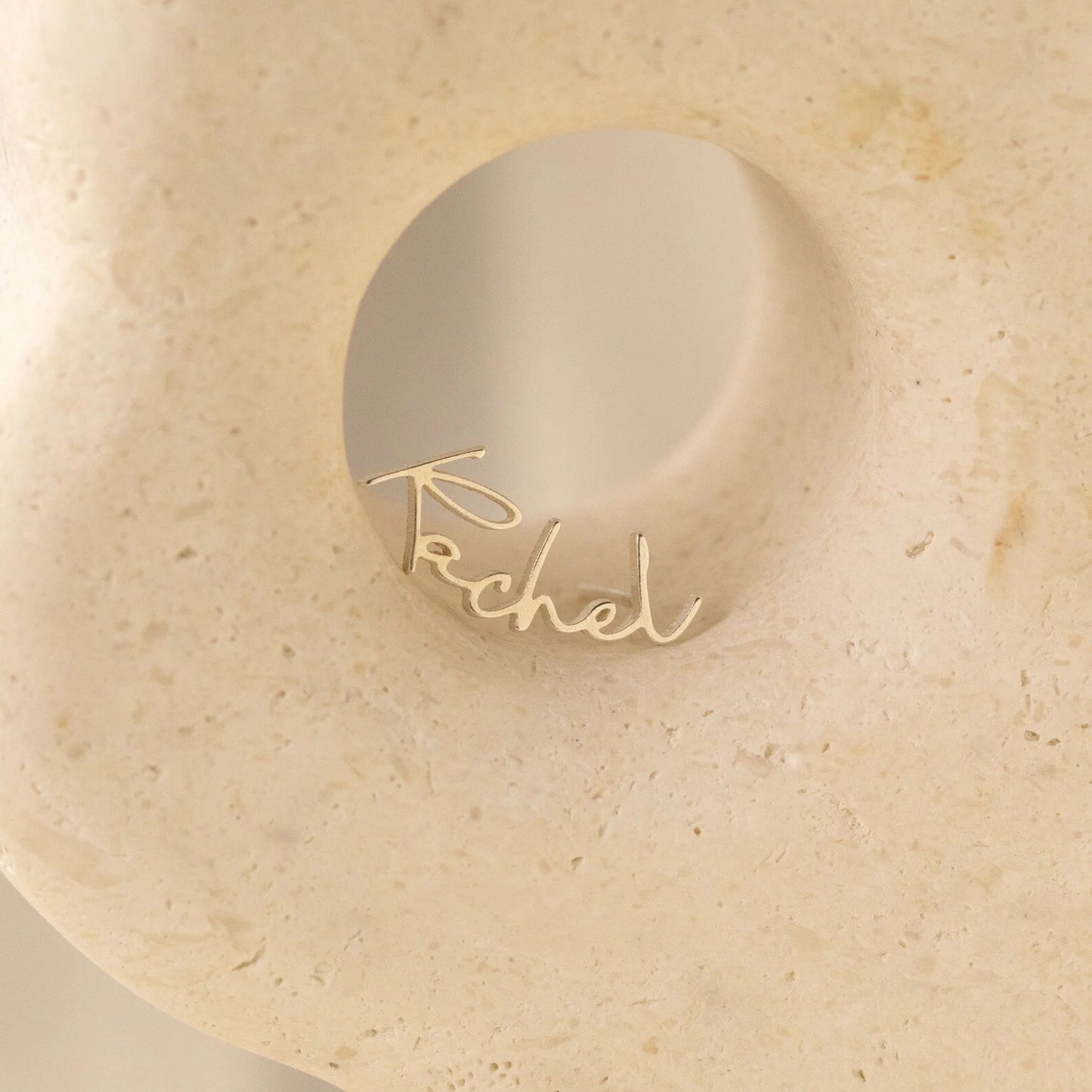 CALLIGRAPHIC NAME EARRINGS
