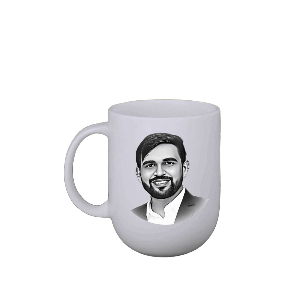 Personalized Capsule Mug – Custom Ceramic Mug with Your Photo, Name, or Logo Print
