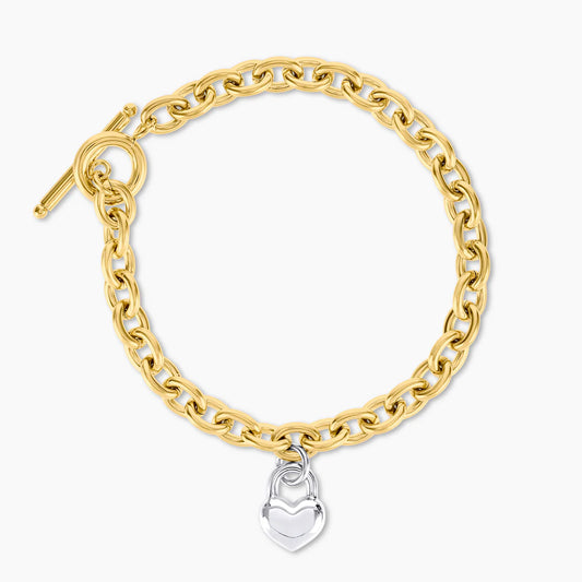 HEART SHAPE CHARM BRACELET