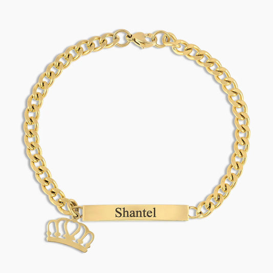 ROYAL ENGRAVED BAR BRACELET